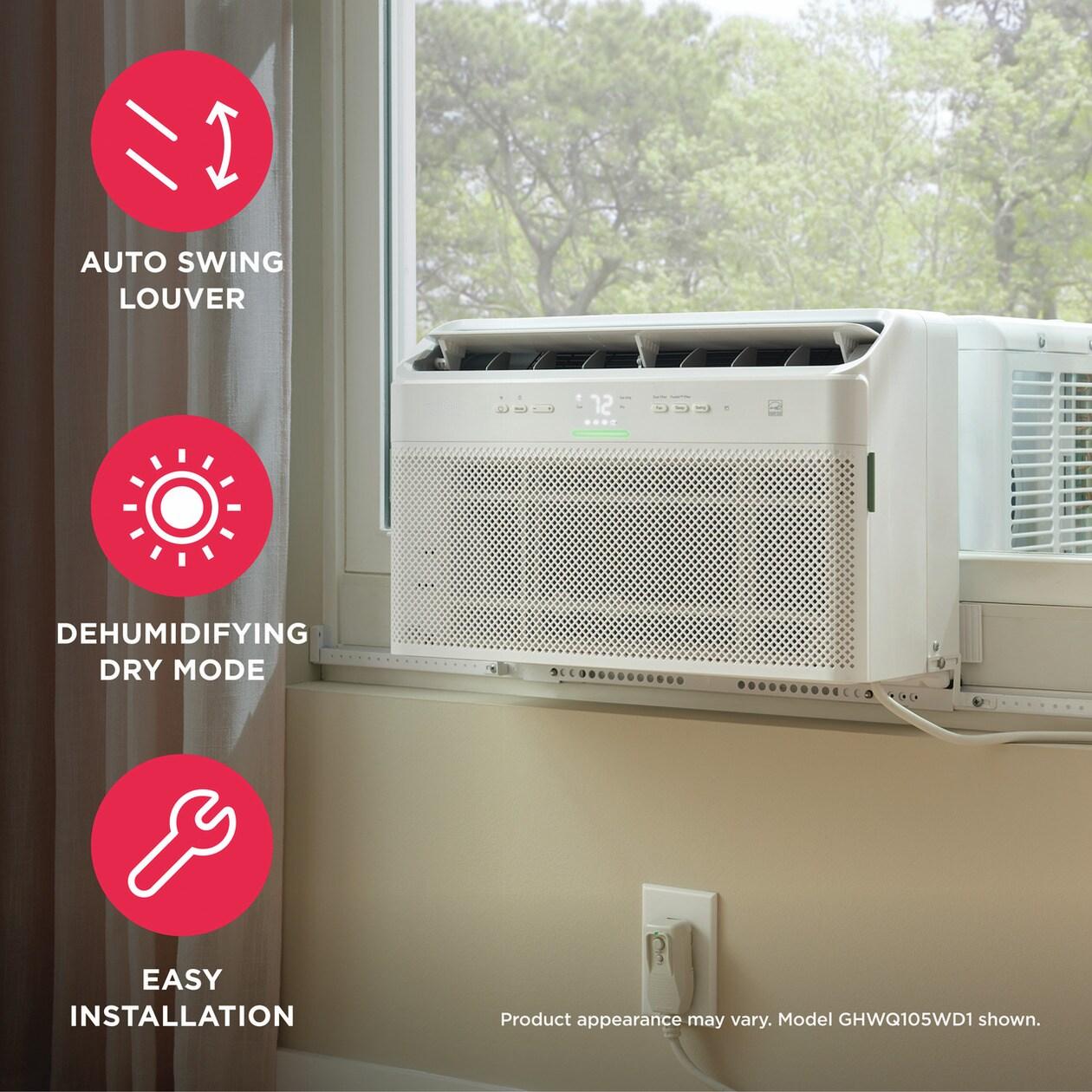 FRIGIDAIRE GHWQ085WD1 Frigidaire Gallery 8,000 BTU U-shape Window Room Air Conditioner WI...