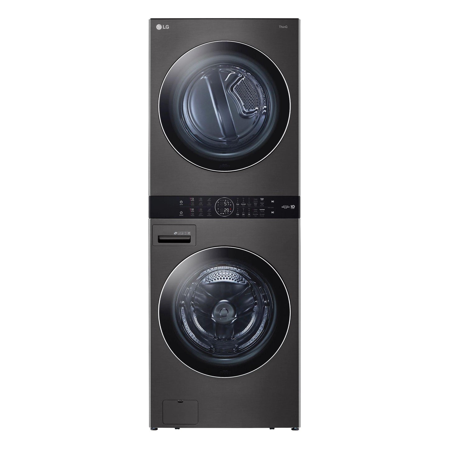 LG WKEX200HBA Single Unit Front Load LG Washtower With Center Control 4.5...