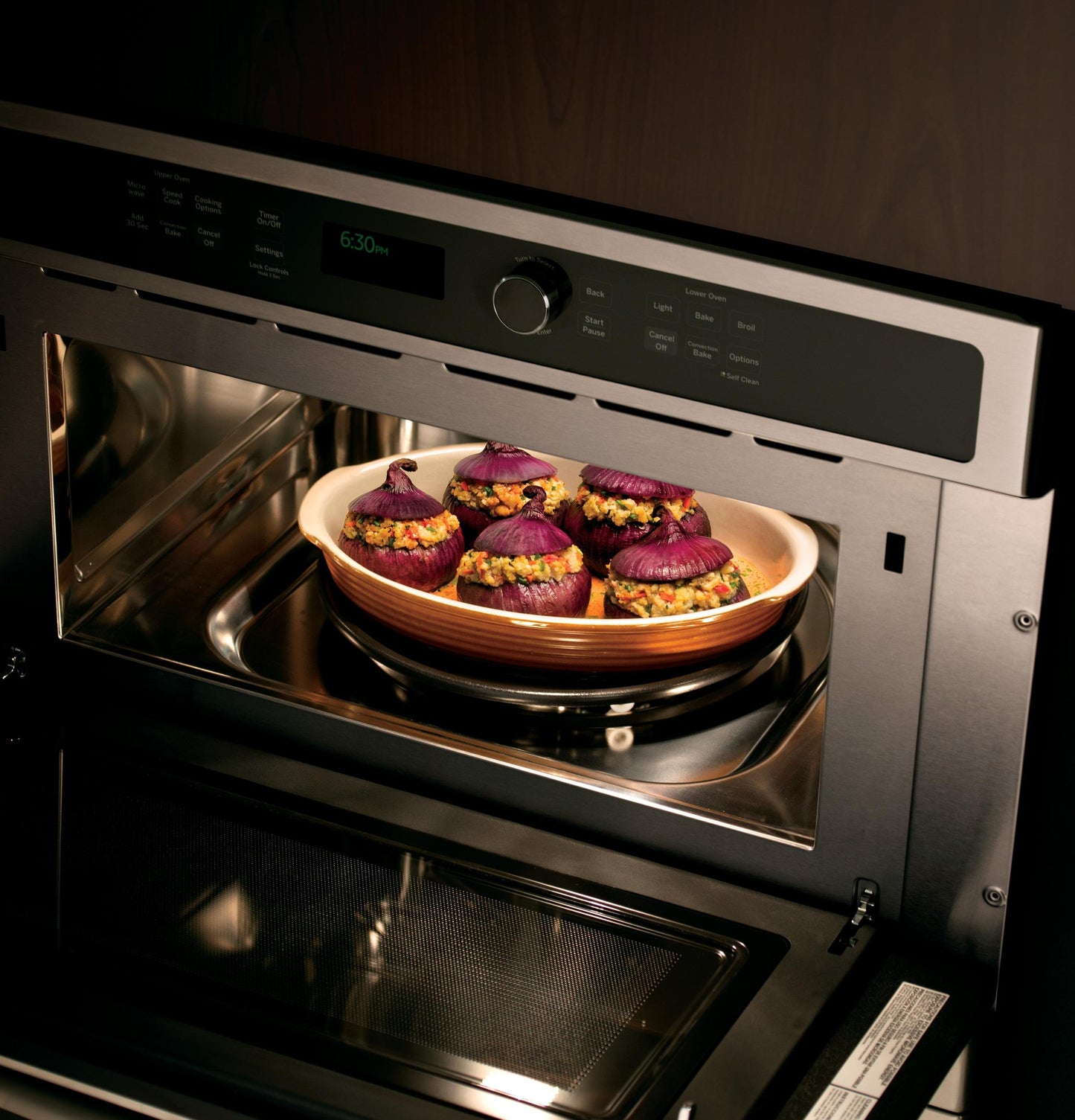 GE APPLIANCES PT9800SHSS GE Profile Series 30 In. Combination Double Wall Oven With CONVECTI...