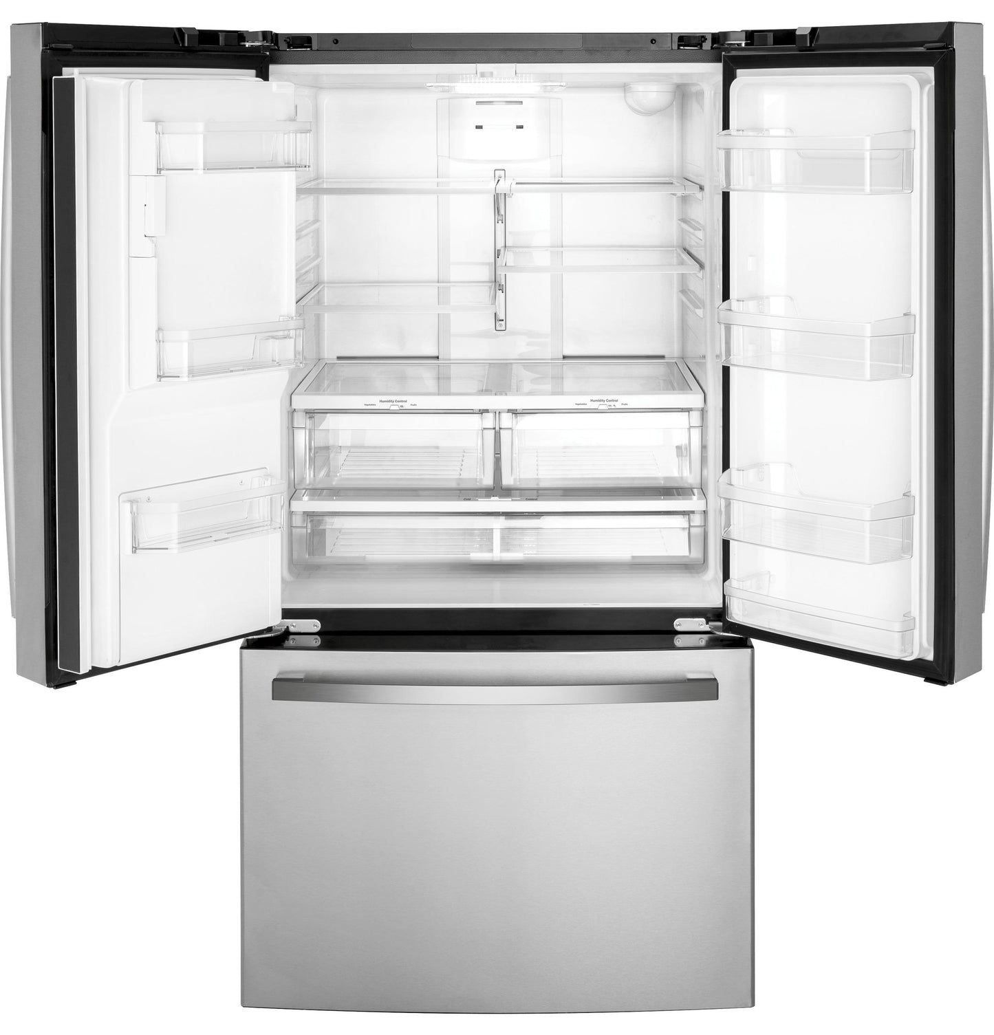 GE APPLIANCES GFE26JYMFS Ge Energy Star 25.6 Cu. Ft. Fingerprint Resistant FRENCH-DOOR...