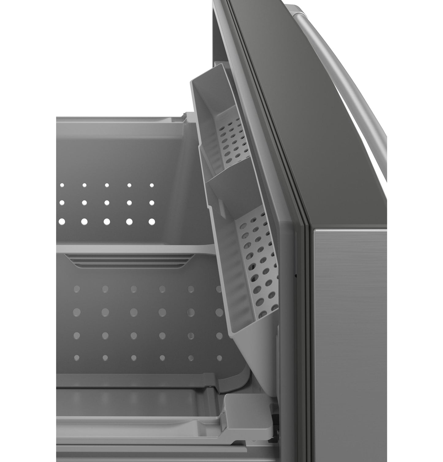 CAFE CJE23DP2WS1 Cafe Energy Star 23.2 Cu. Ft. Smart Counter-depth 4-DO...
