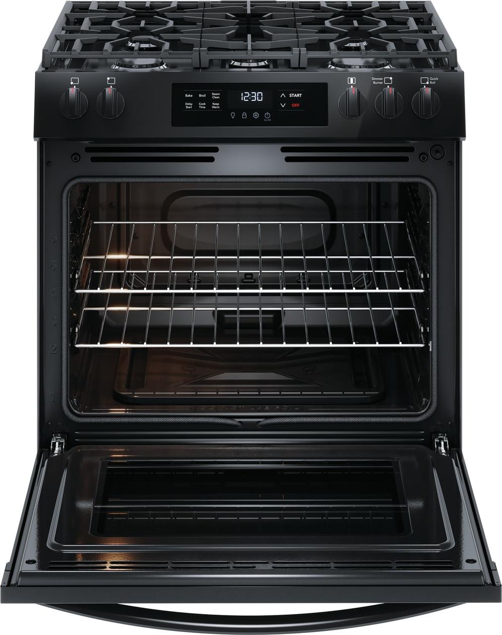 FRIGIDAIRE FCFG3062AB Frigidaire 30"" Front Control Gas Range With Quick Boil