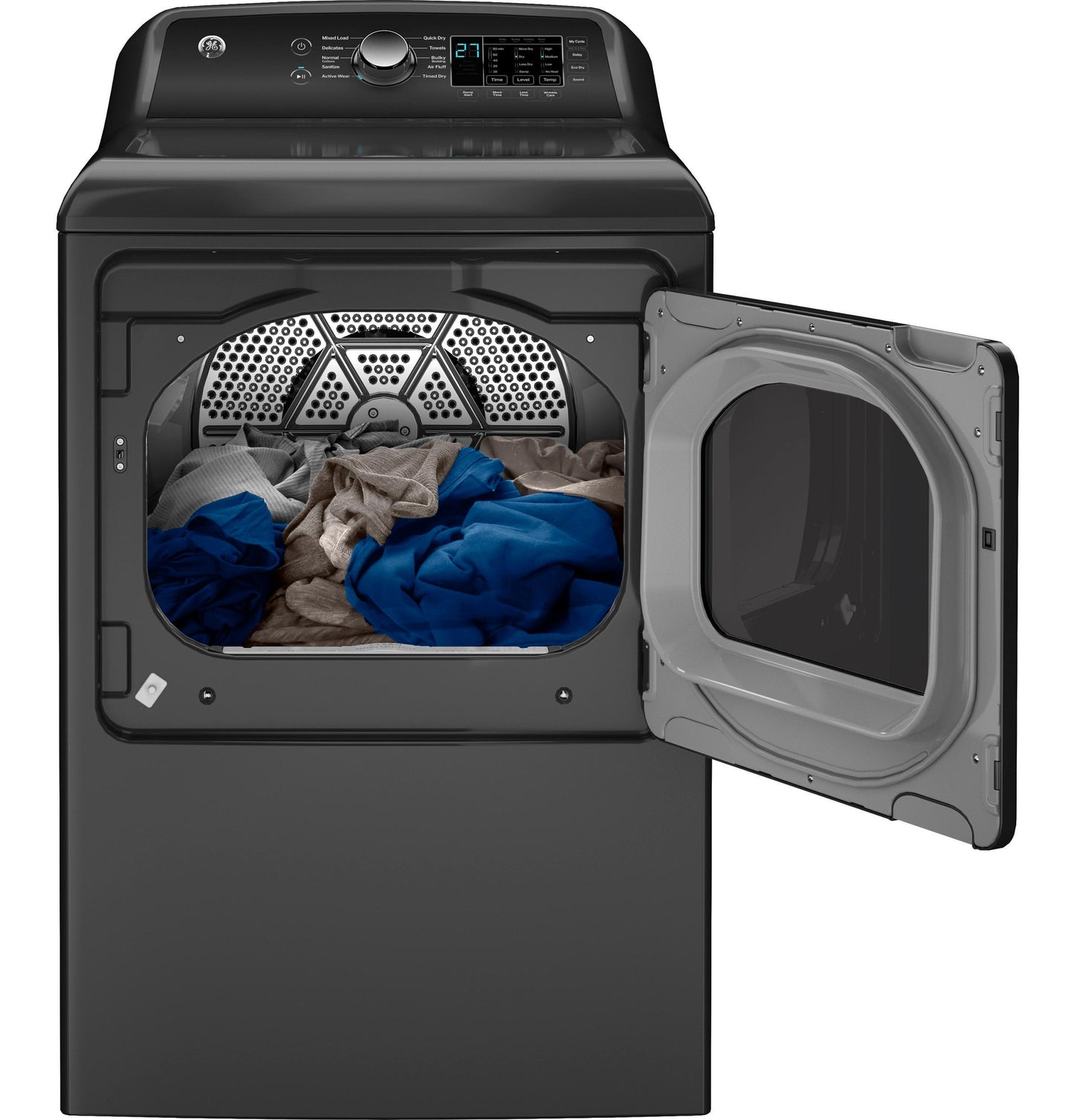 GE APPLIANCES GTD58GBPVDG Ge 7.4 Cu. Ft. Capacity Gas Dryer With Up To 120 Ft. Venting AND...