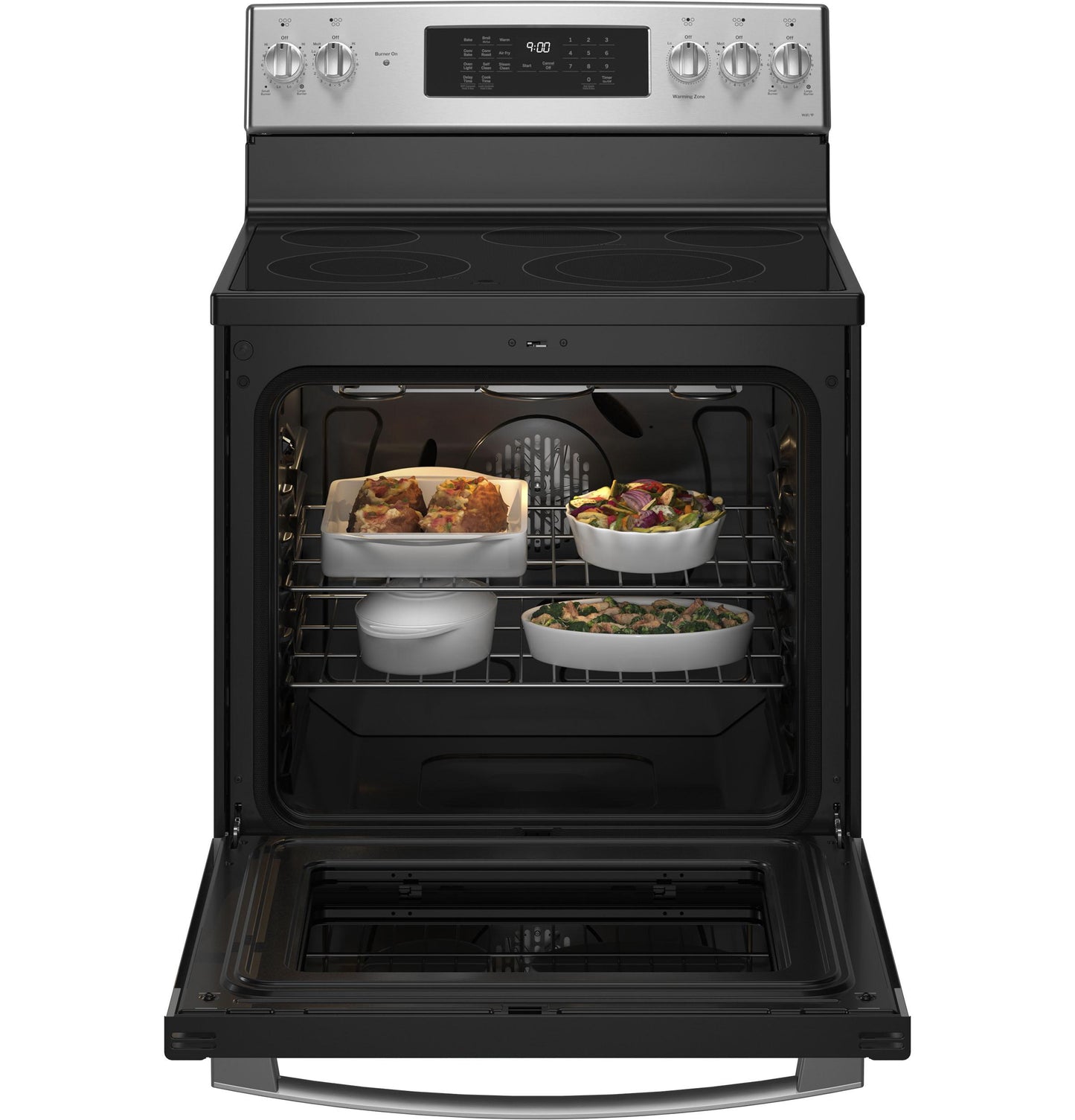 GE APPLIANCES PB900YVFS GE Profile 30"" Smart Free-standing Electric Convection FINGERPR...