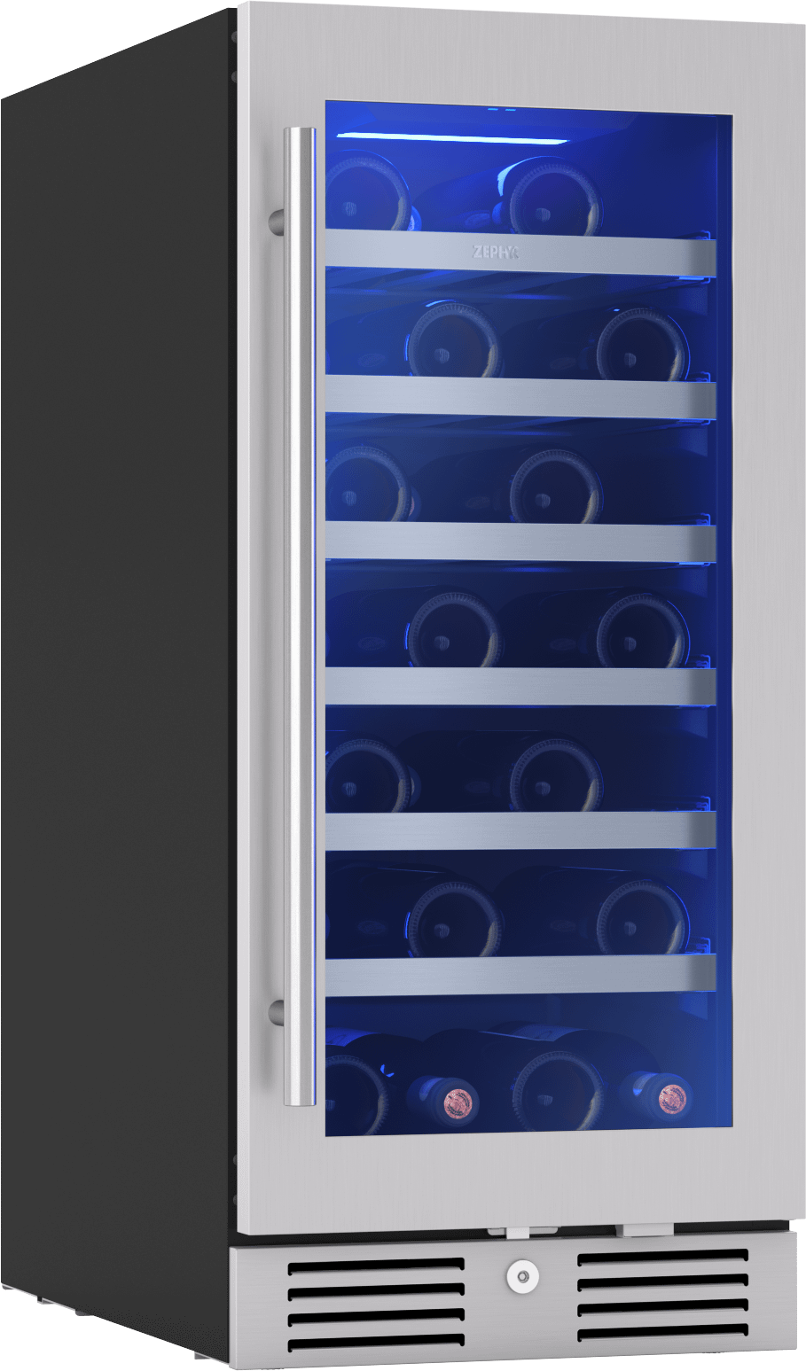 ZEPHYR PRW15C01CG Zephyr 15"" Single Zone Wine Cooler