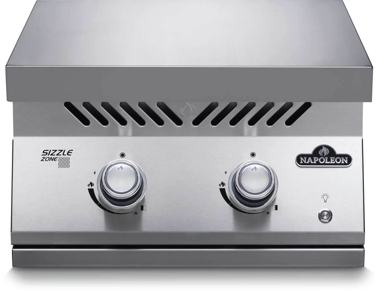 NAPOLEON BBQ BIB18IRNSS Built-in 700 Series Dual Infrared Burner With Stainless Steel COVER...