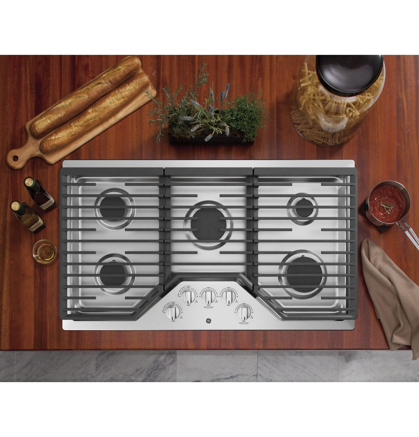 GE APPLIANCES JGP5036SLSS Ge 36"" Built-in Gas Cooktop