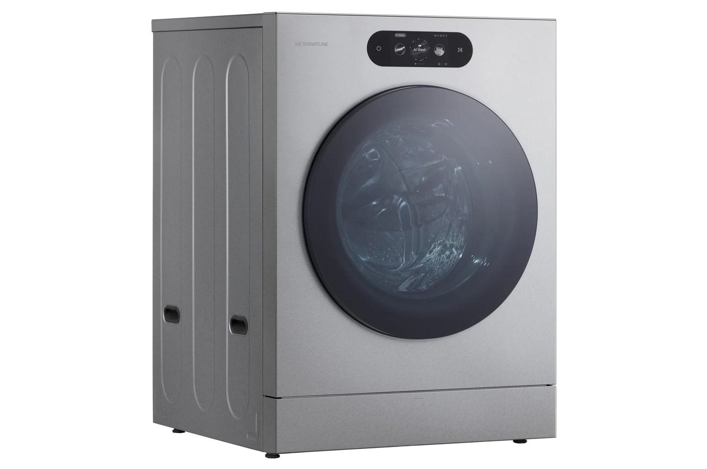 LG WM9900HSA LG Signature 5.8 Cu. Ft. MEGA Capacity Smart Front Load Washer WITH...