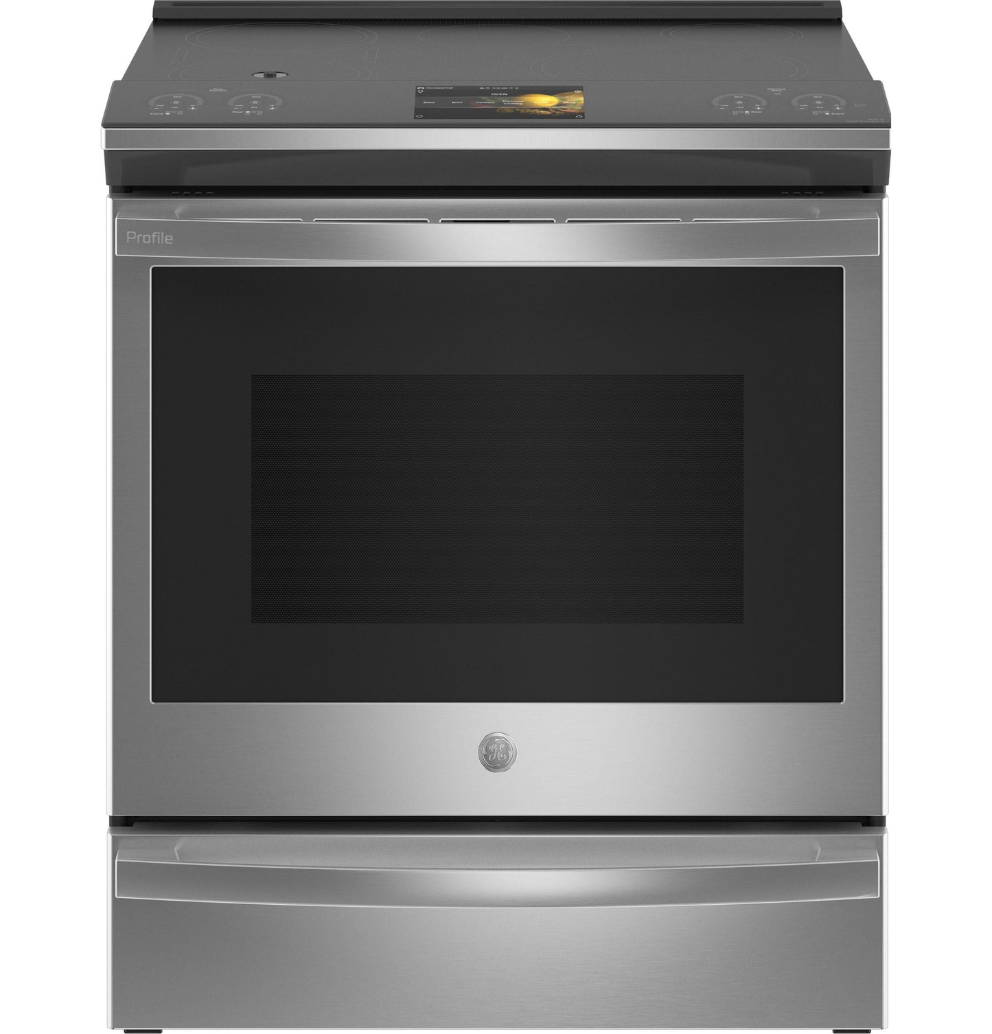 GE APPLIANCES PHS93XYPFS GE Profile 30"" Smart Slide-in Front-control Induction FINGERPRI...