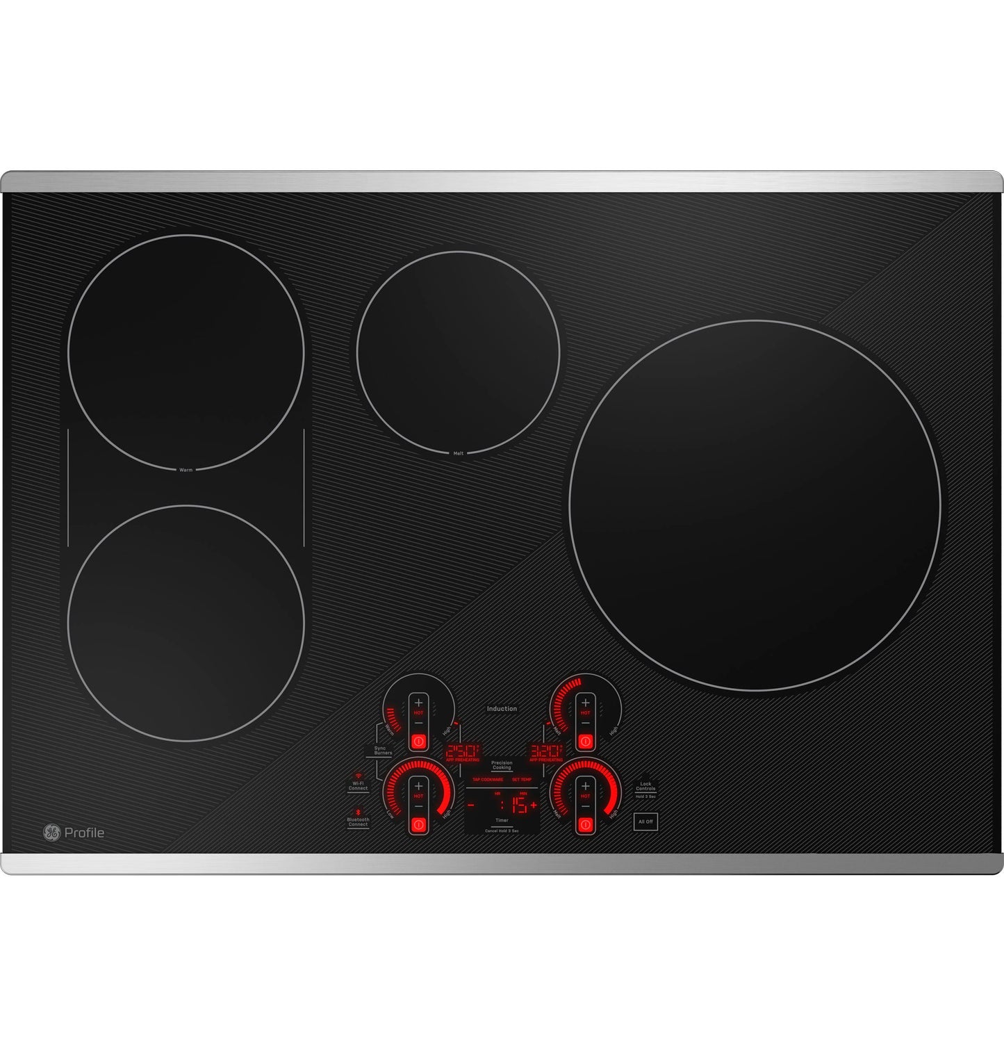 GE APPLIANCES PHP9030STSS GE Profile 30"" Built-in Touch Control Induction Cooktop