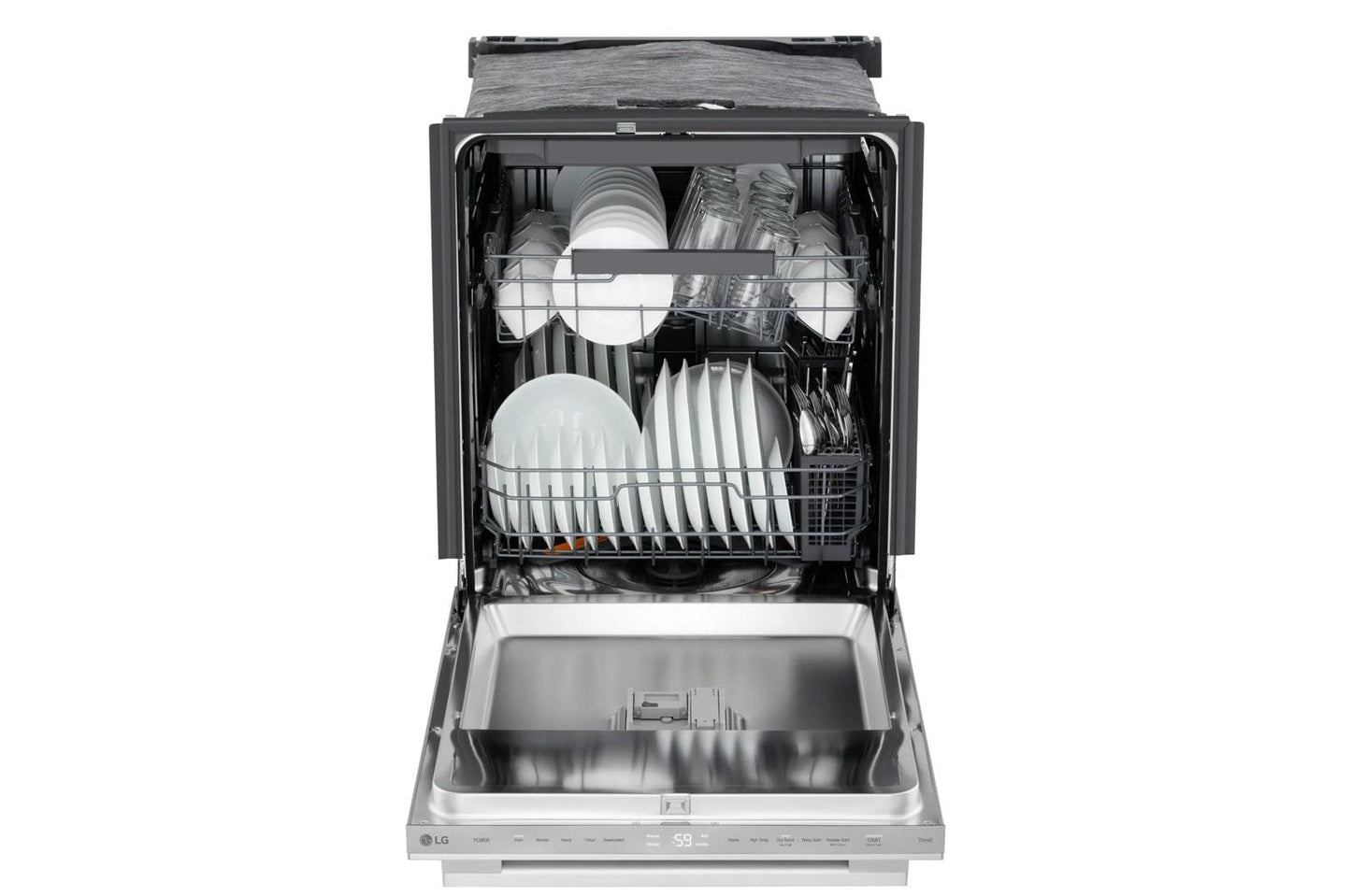 LG LDNTM545S Smart Flushfit Top Control Dishwasher With 1-hour Wash & Dry, Q...