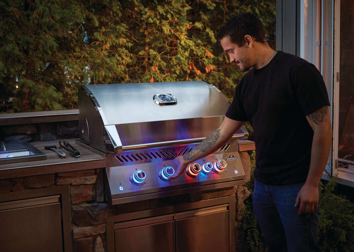 NAPOLEON BBQ BIG32RBPSS1 Built-in 700 Series 32 With Infrared Rear Burner , Propane, STAINLE...