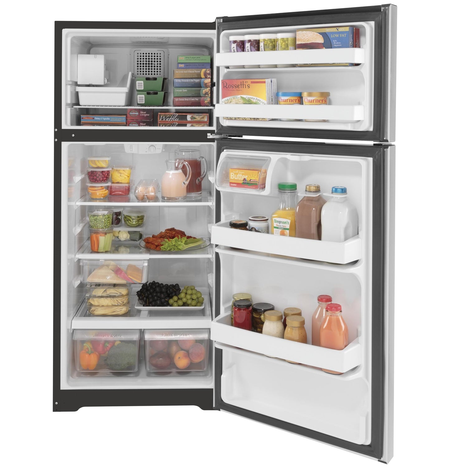 GE APPLIANCES GIE17GSNRSS Ge Energy Star 16.6 Cu. Ft. Top-freezer Refrigerator