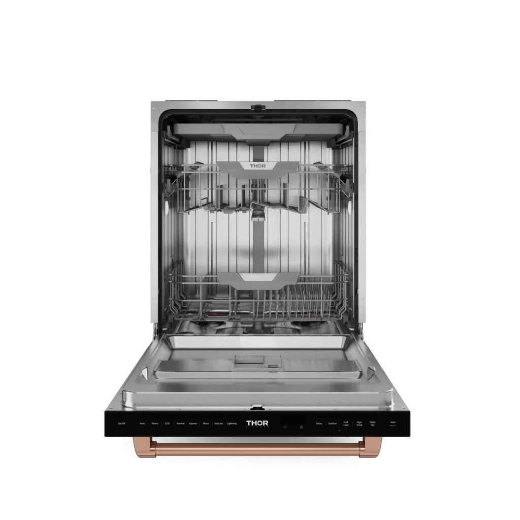 THOR KITCHEN DW24X8BA00RSG 24 Inch Dishwasher Stainless Black/rose Gold | Gordon Ramsay SERIES...