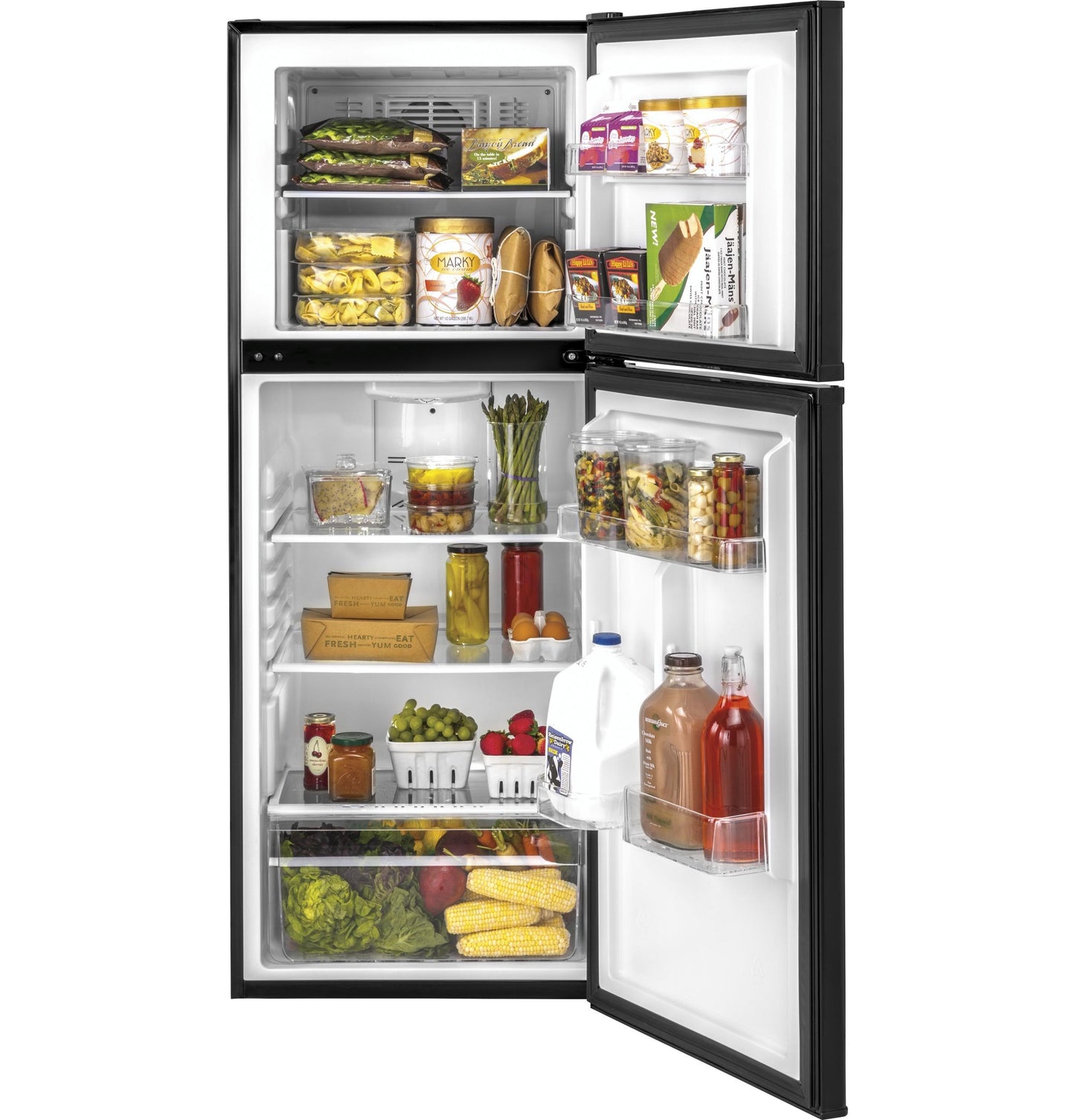 HAIER HA10TG21SB Haier 9.8 Cu. Ft. Top Mount Refrigerator - Black