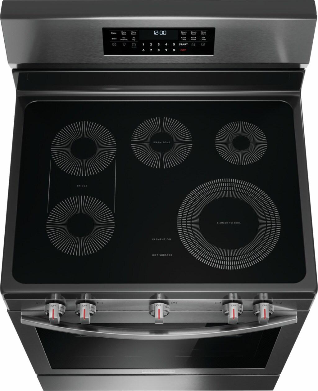 FRIGIDAIRE GCRE3060BD Frigidaire Gallery 30"" Rear Control Electric Range With Total CONVE...