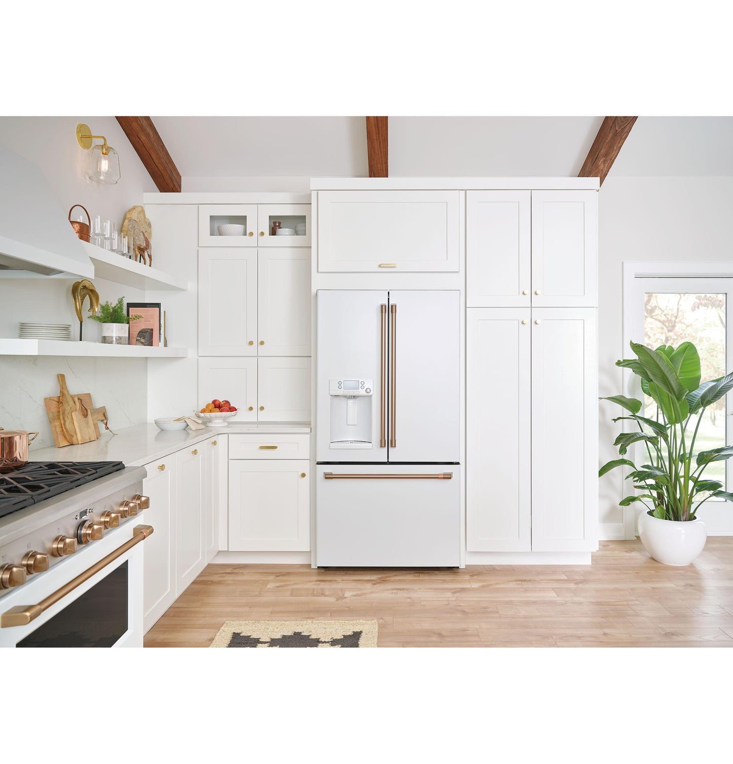 CAFE CYE22TP4MW2 Cafe Energy Star 22.2 Cu. Ft. Counter-depth French-door RE...