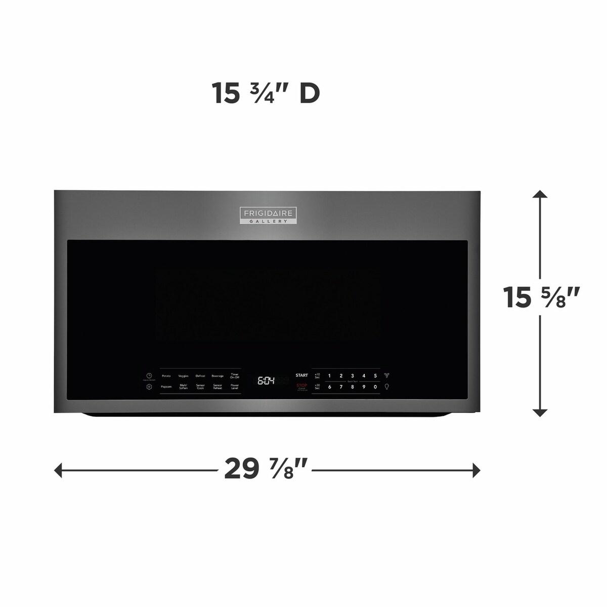 FRIGIDAIRE GMOS1964AD Frigidaire Gallery 1.9 Cu. Ft. Over-the-range Microwave With SENSOR...