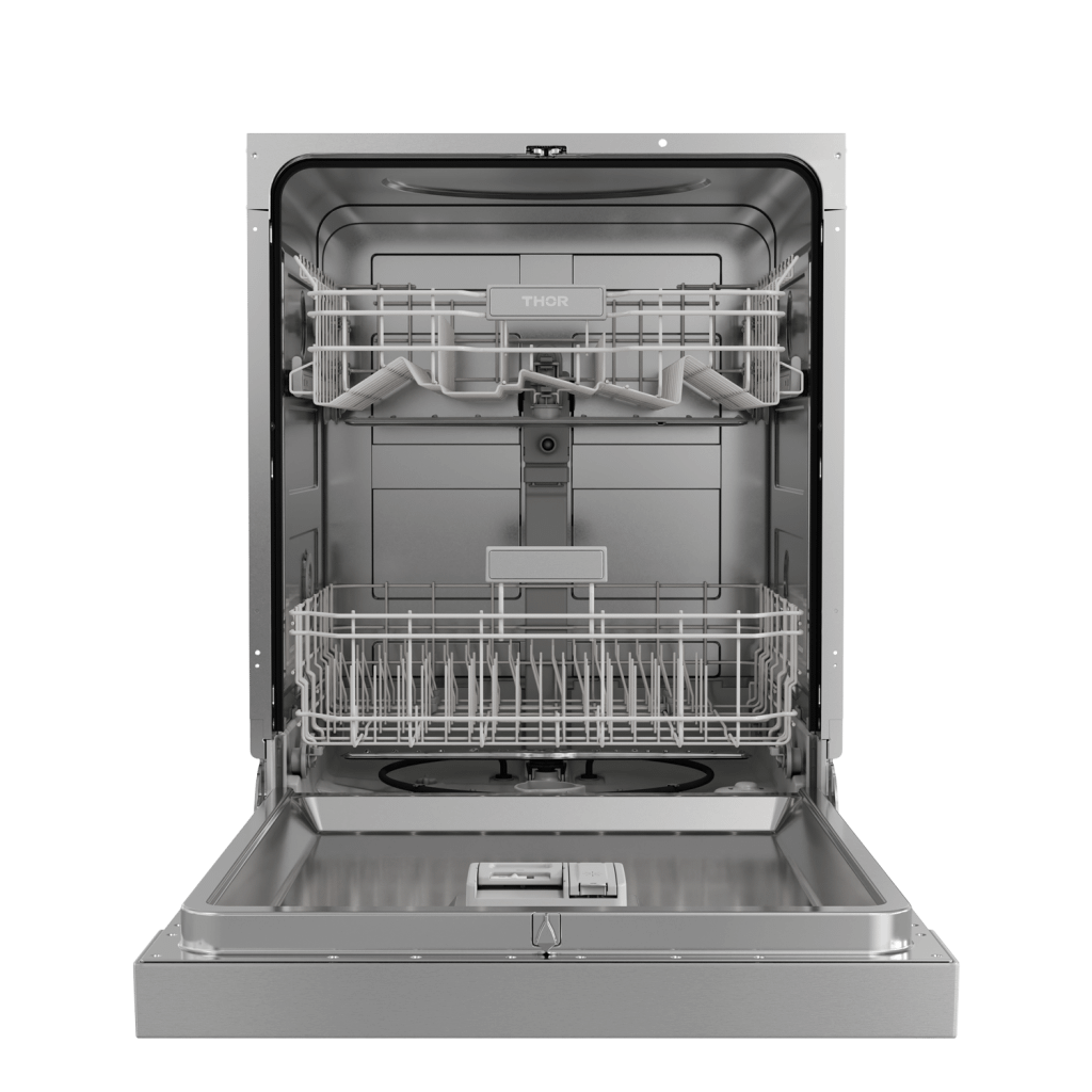 THOR KITCHEN ADW24PF 24 Inch Built-in Front Control Dishwasher With the Pocket Handle: A...