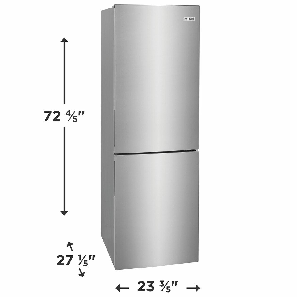 FRIGIDAIRE FRBG1224AV Frigidaire 11.5 Cu. Ft. Bottom Freezer Refrigerator
