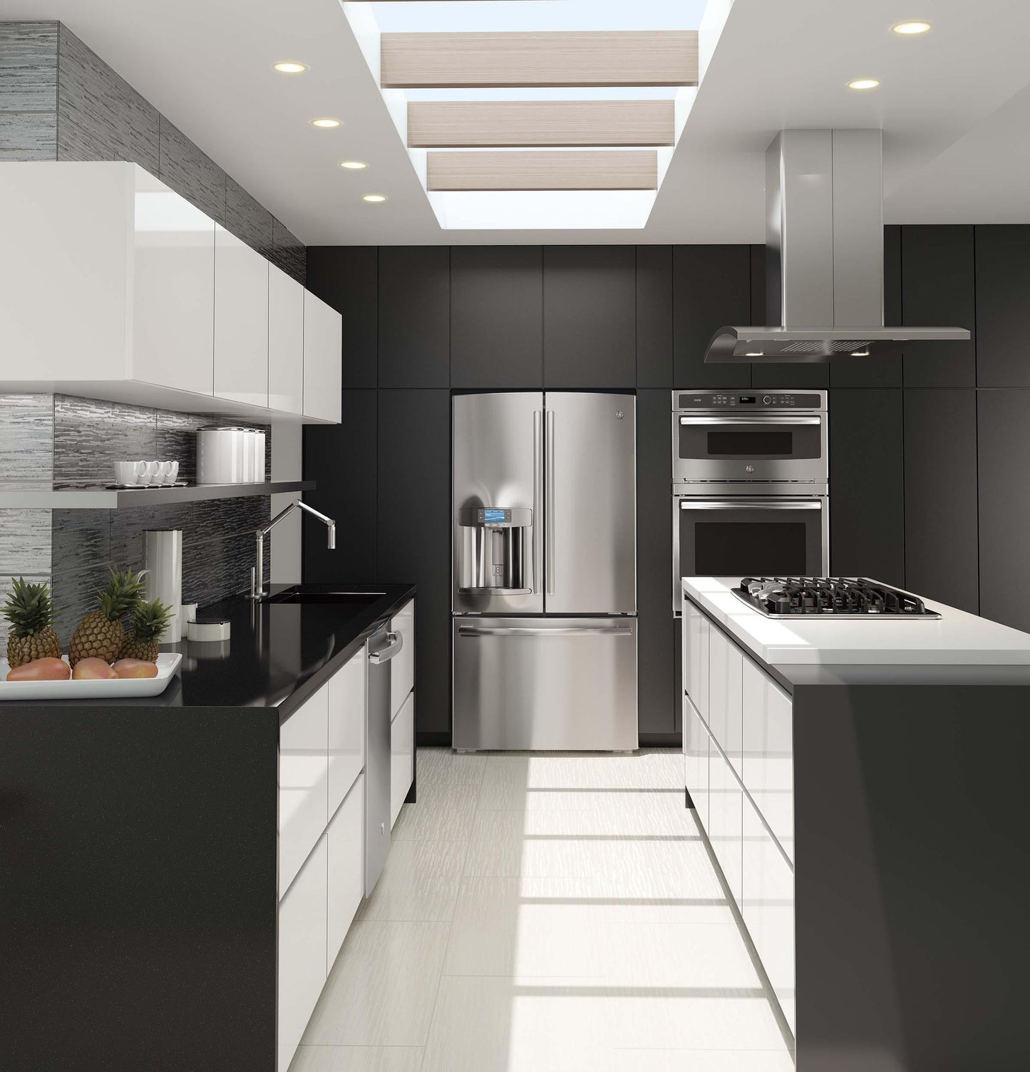 GE APPLIANCES PT9800SHSS GE Profile Series 30 In. Combination Double Wall Oven With CONVECTI...