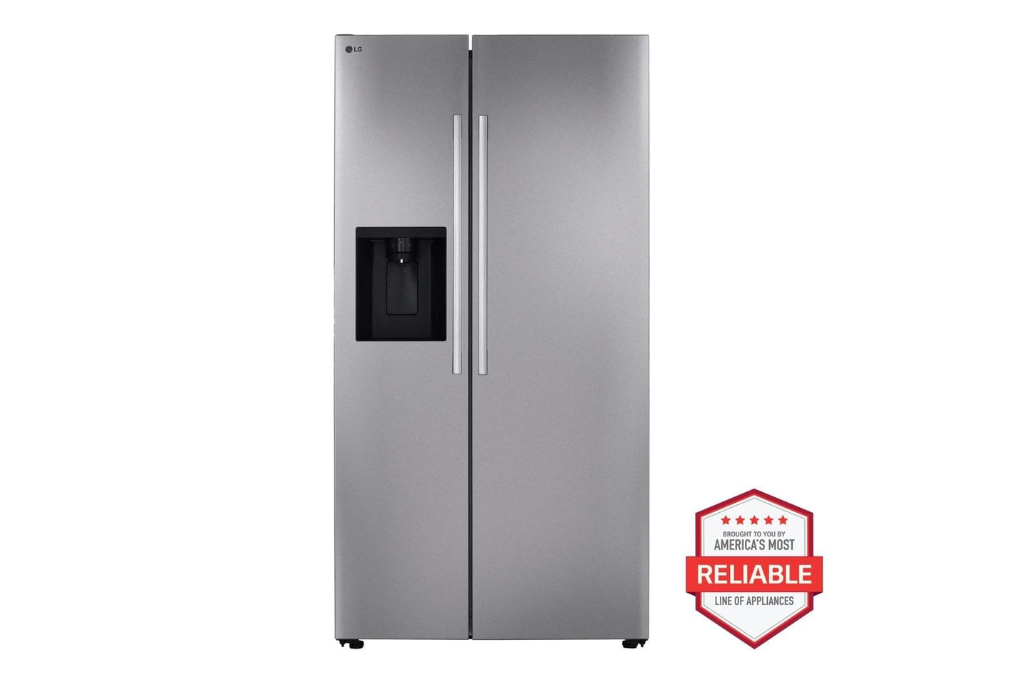 LG LS27T3230S 27 Cu. Ft. Standard-depth, Side-by-side Refrigerator, With Ice and ...