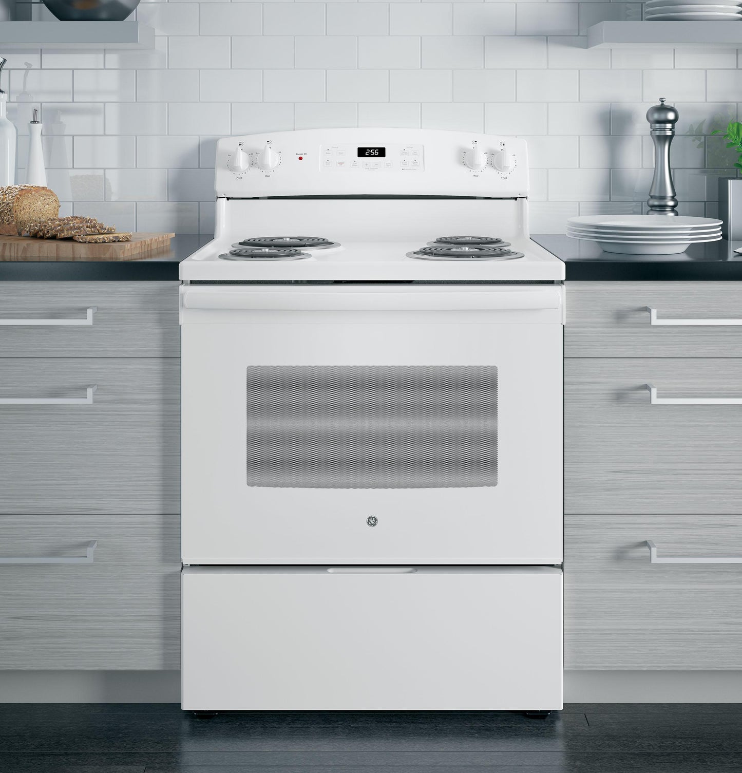 GE APPLIANCES JB256DMWW Ge 30"" Free-standing Electric Range