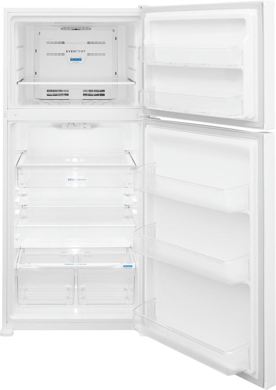 FRIGIDAIRE FFHT2045VW Frigidaire 20.0 Cu. Ft. Top Freezer Refrigerator