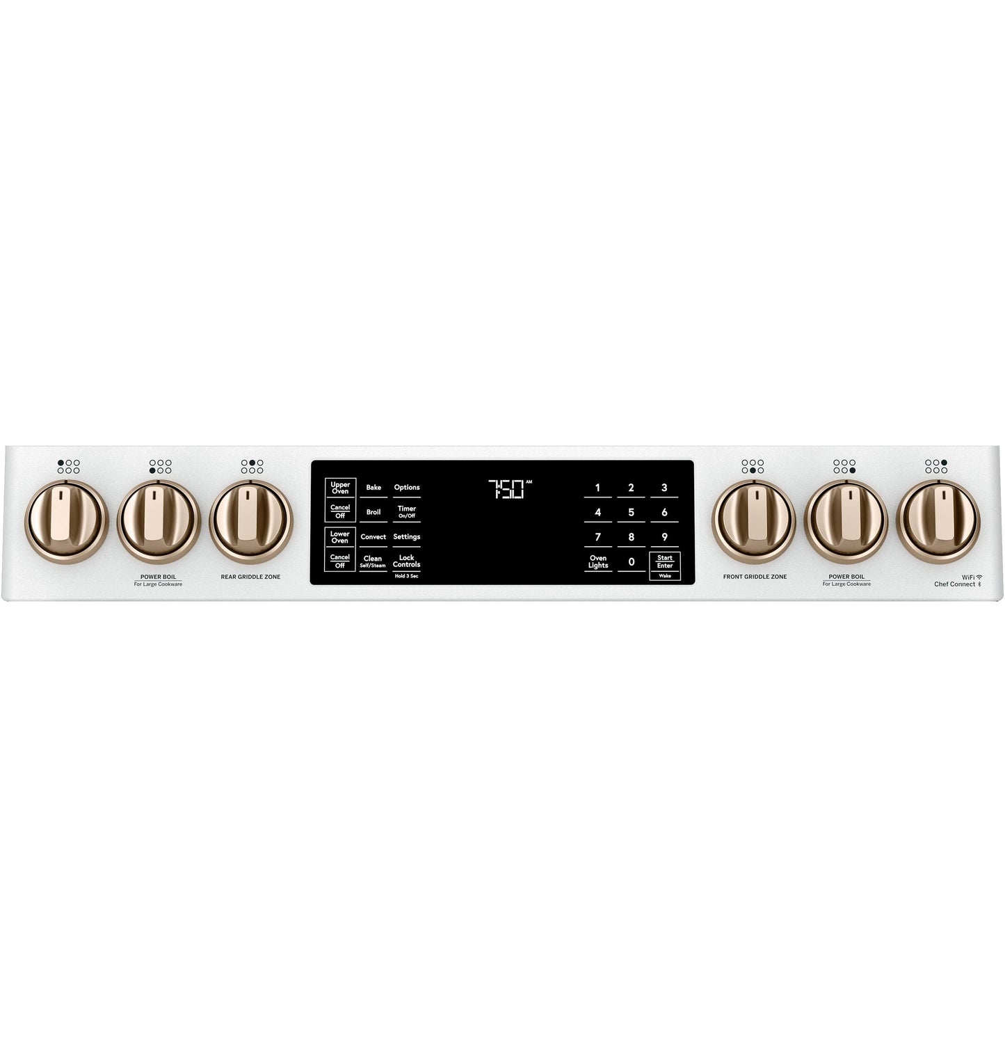 CAFE CGS750P4MW2 Cafe 30"" Slide-in Front Control Gas Double Oven With CONVECTI...