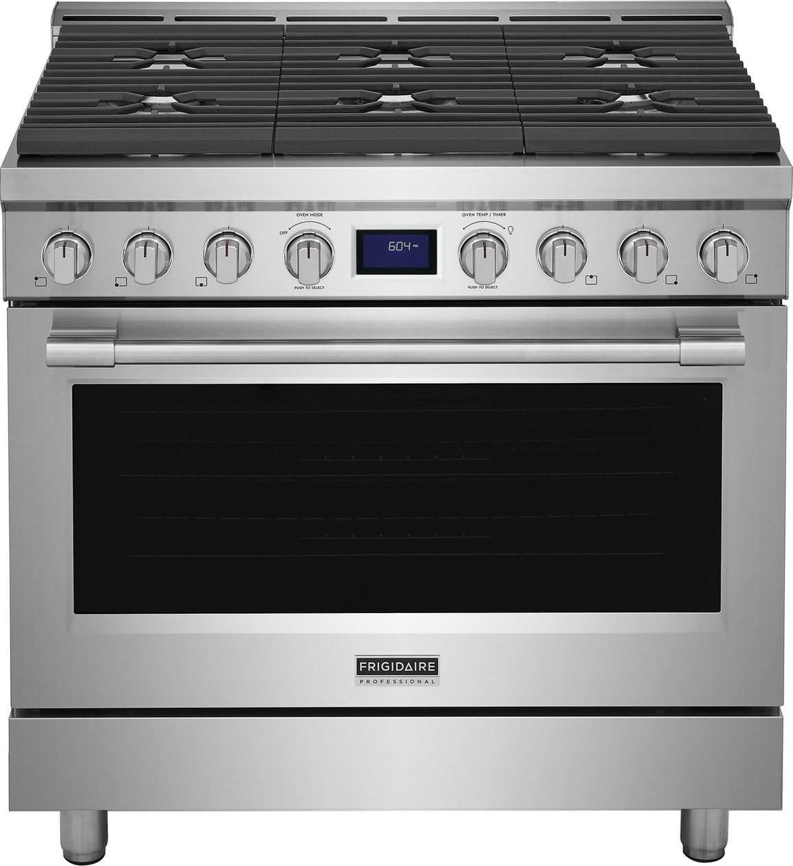 FRIGIDAIRE PCFG3670AF Frigidaire Professional 36"" Front Control Freestanding Gas Range