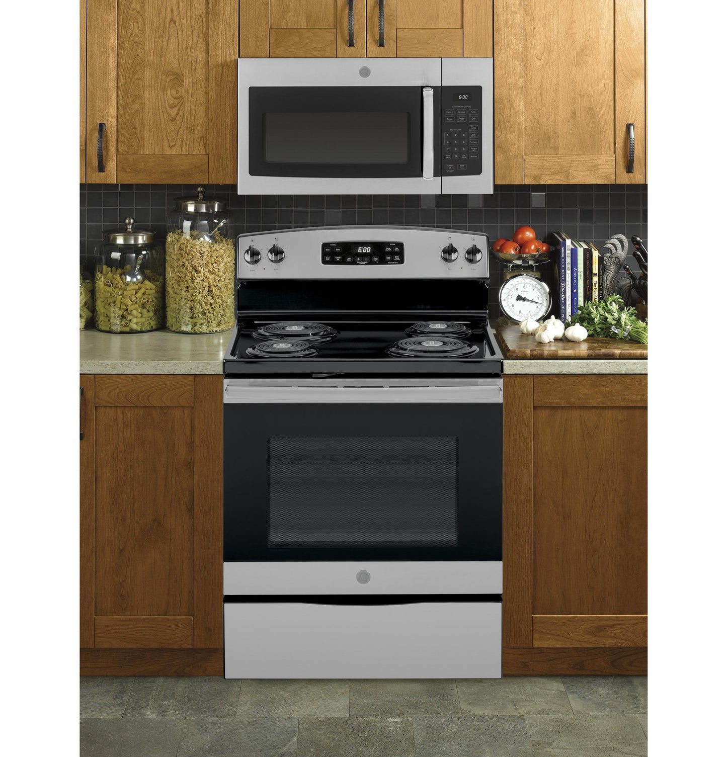 GE APPLIANCES JVM3160RFSS Ge 1.6 Cu. Ft. Over-the-range Microwave Oven