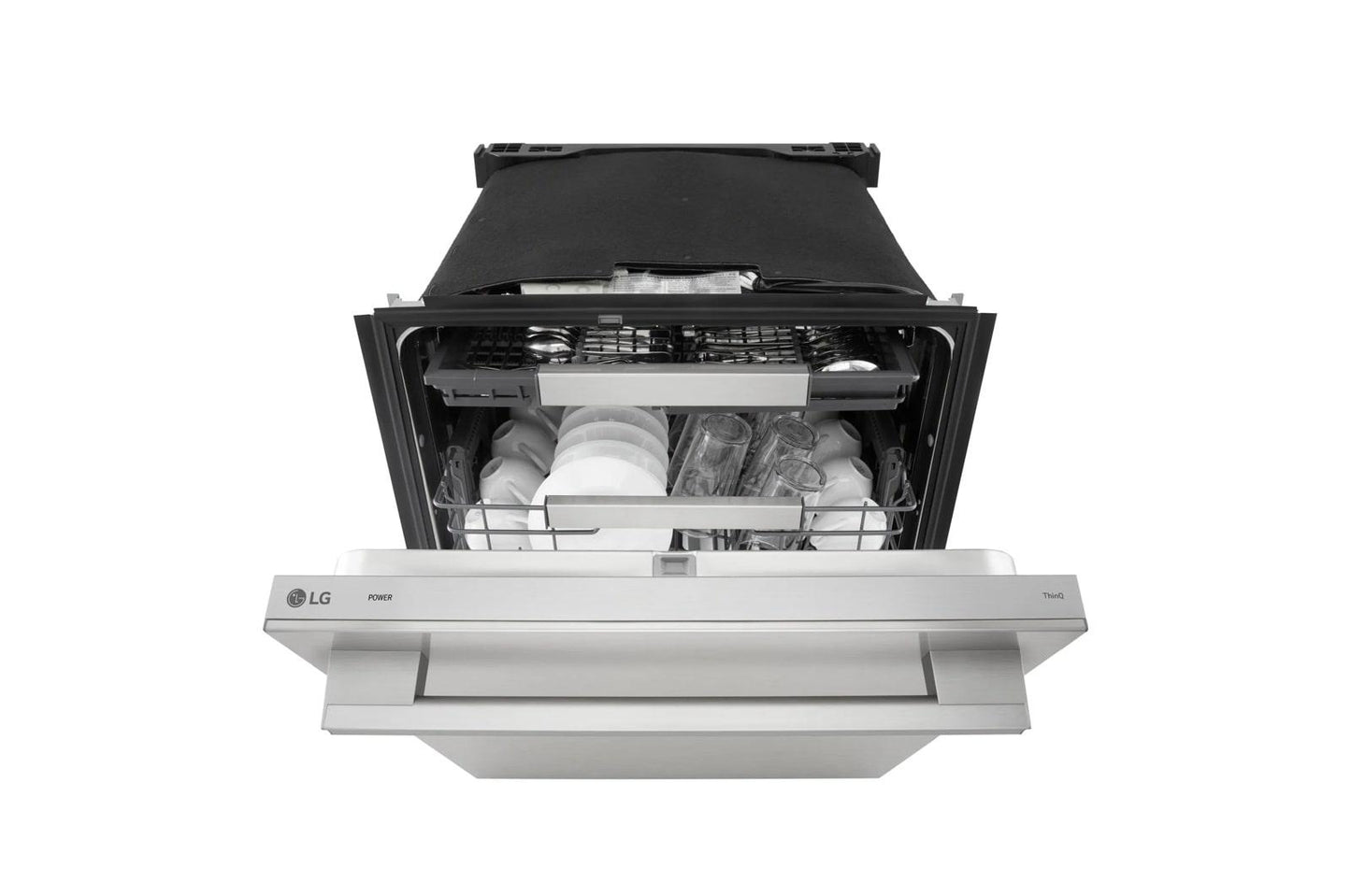 LG LDNTH862S Smart Hidden Top Control Dishwasher With 1-hour Wash & Dry, QUADWAS...