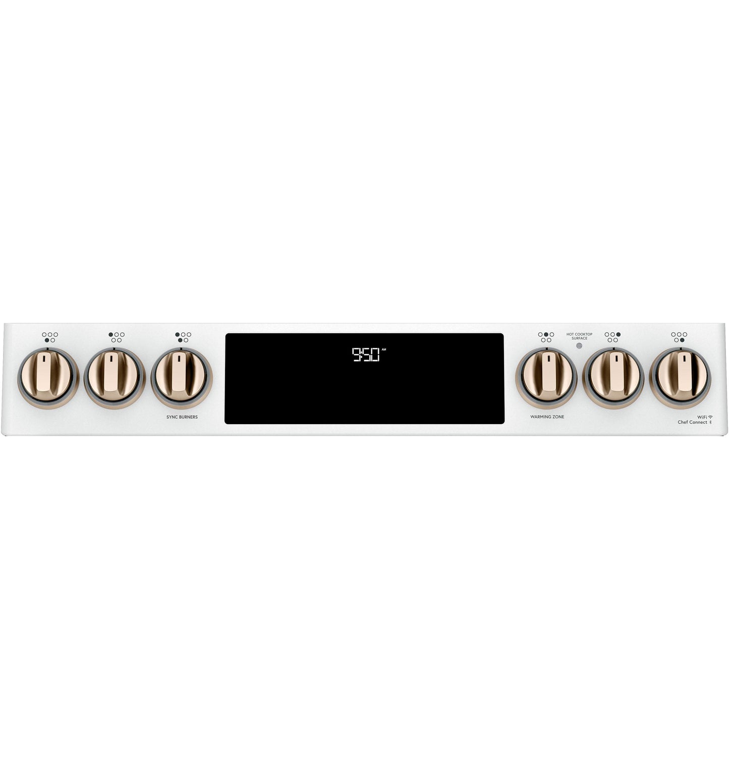 CAFE CHS950P4MW2 Cafe 30"" Slide-in Front Control Induction and Convection DOUB...