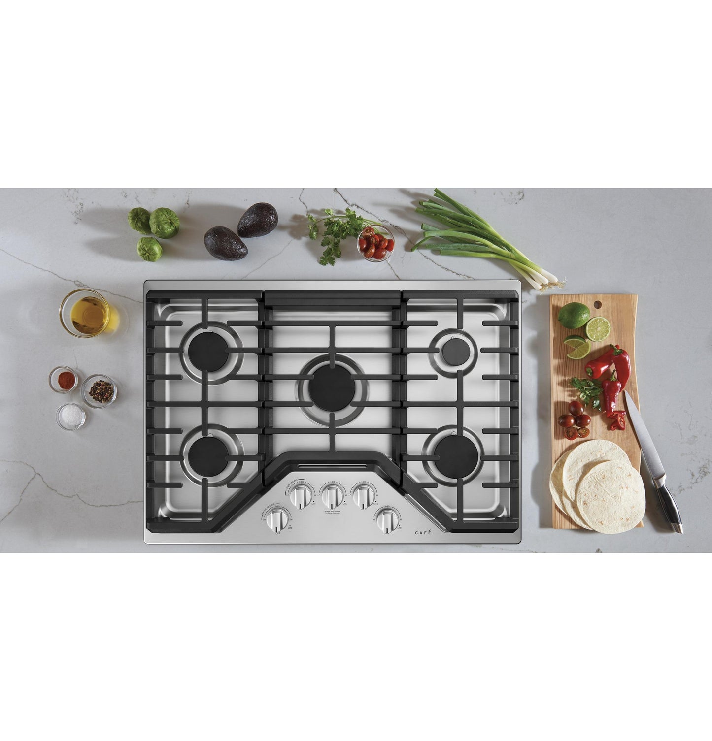 CAFE CGP70302NS1 Cafe Cafe 30"" Built-in Gas Cooktop