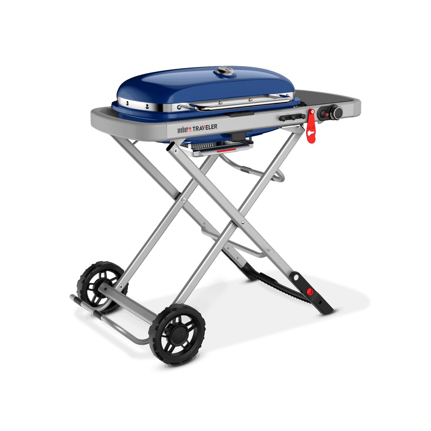 WEBER 9020001 Weber Traveler Portable Gas Grill - Deep Ocean Blue
