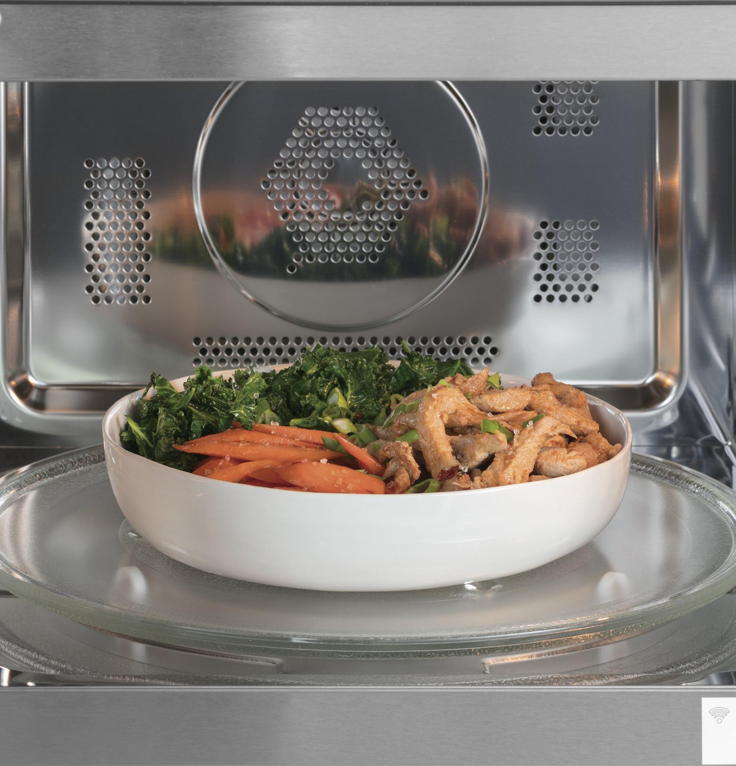 CAFE CCWK15C1WWM Cafe 1.5 Cu. Ft. Smart Countertop Convection/microwave Oven