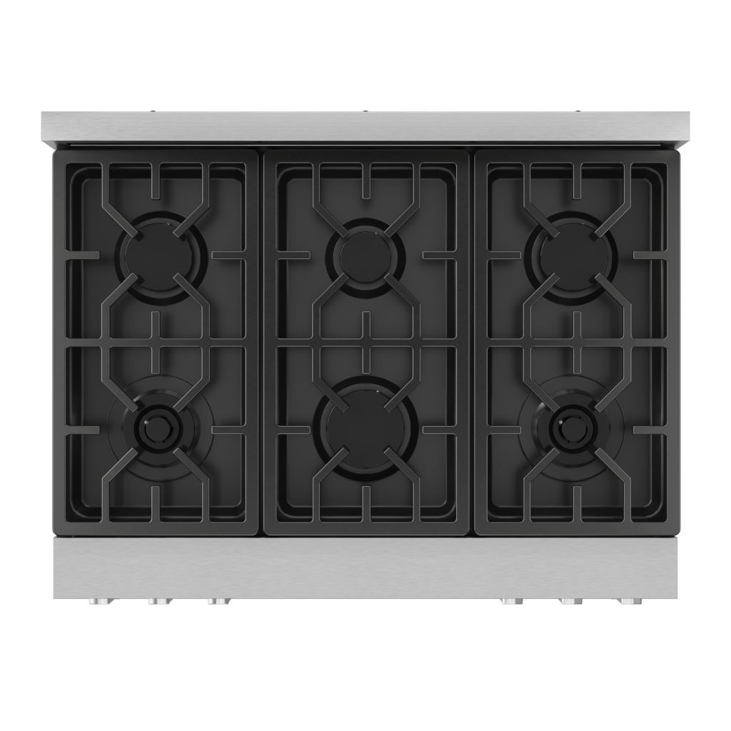 THOR KITCHEN RSG36LP 36 Inch Professional Lp Range With Tilt Panel Touch Control In STAI...