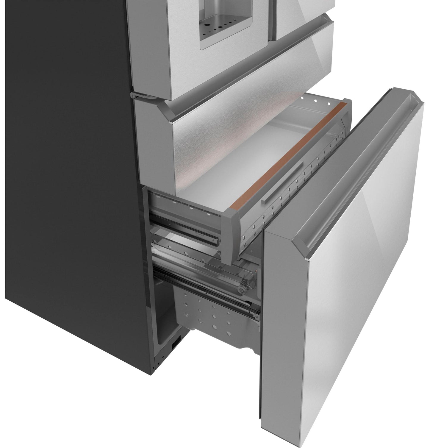CAFE CXE22DM5PS5 Cafe Energy Star 22.3 Cu. Ft. Smart Counter-depth 4-DO...