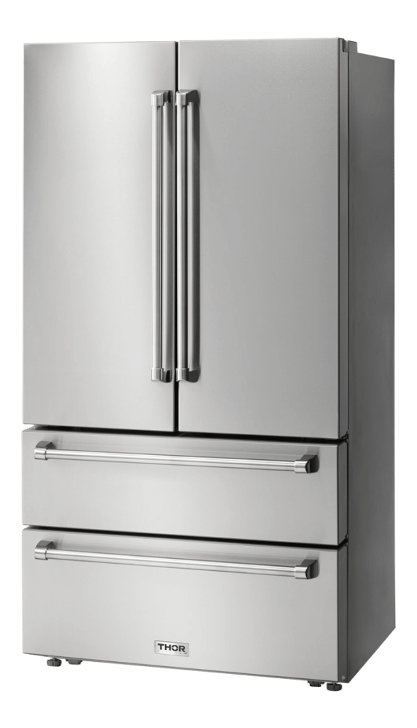 THOR KITCHEN TRF3602 36 Inch Professional French Door Refrigerator With Freezer Drawers