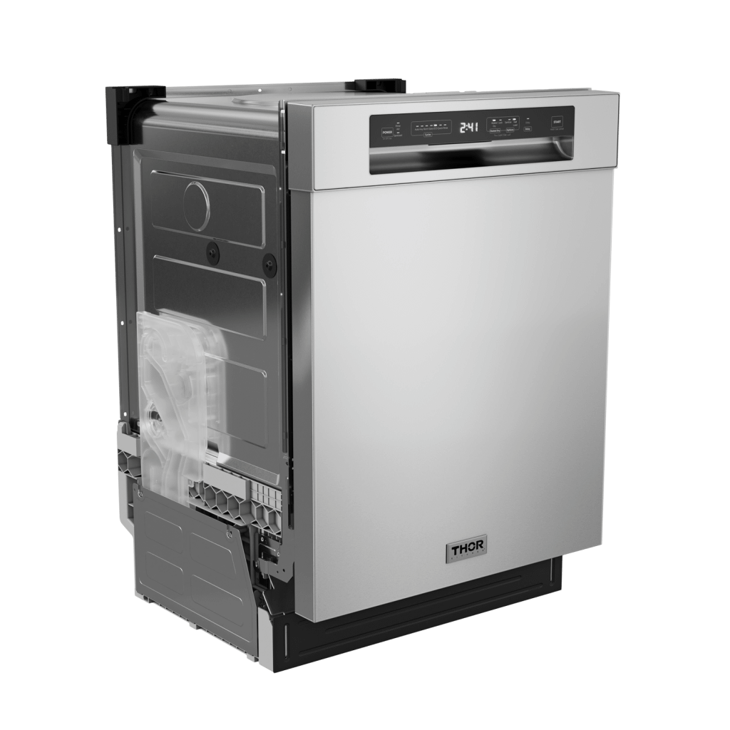 THOR KITCHEN ADW24PF 24 Inch Built-in Front Control Dishwasher With the Pocket Handle: A...