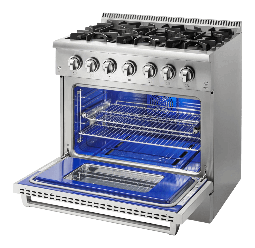 THOR KITCHEN HRD3606U Thor Kitchen Hrd3606u 36 Inch Dual Fuel Range