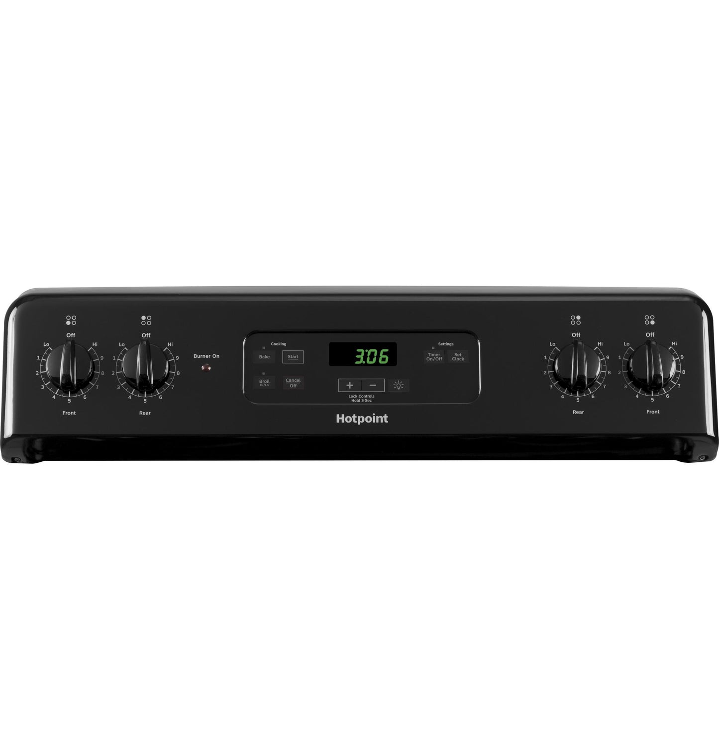 HOTPOINT RBS360DMBB Hotpoint 30"" Free-standing Standard Clean Electric Range