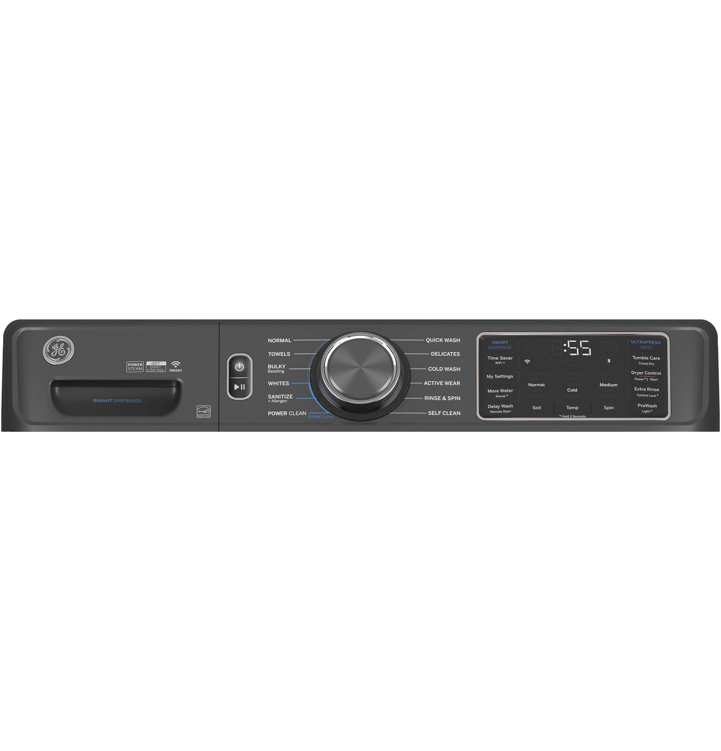 GE APPLIANCES GFW655SPVDS Ge 5.0 Cu. Ft. Capacity Smart Front Load Energy Star Steam WA...