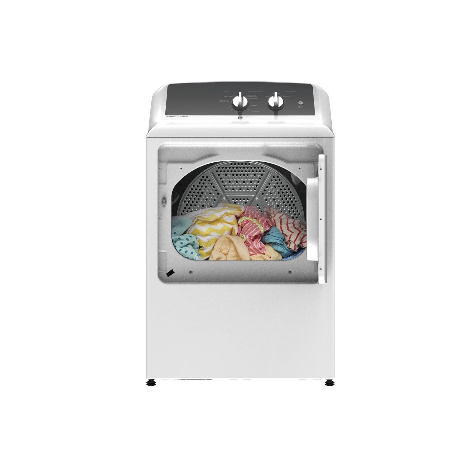GE APPLIANCES GTX52EASPWB Ge 6.2 Cu. Ft. Capacity Aluminized Alloy Drum Electric Dryer