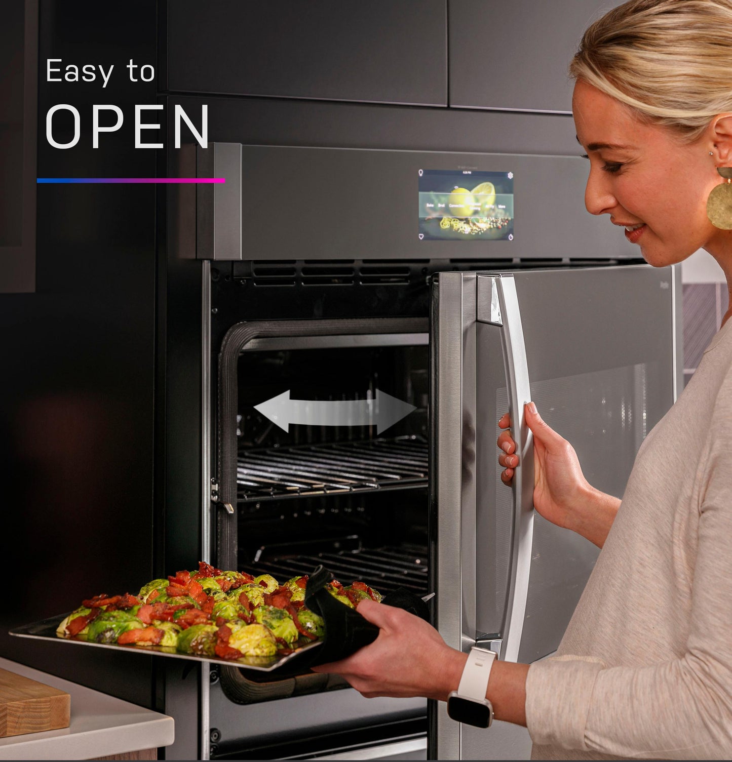 GE APPLIANCES PTS700LSNSS GE Profile 30"" Smart Built-in Convection Single Wall Oven With ...