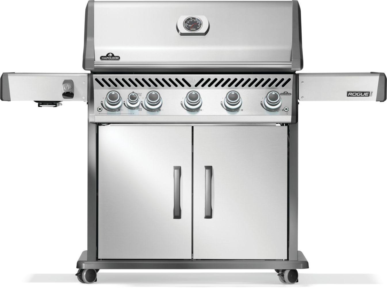 NAPOLEON BBQ RP625SIBNSS2 Rogue Pro 625 Sib With Infrared Side Burner , Natural Gas, STAINLES...