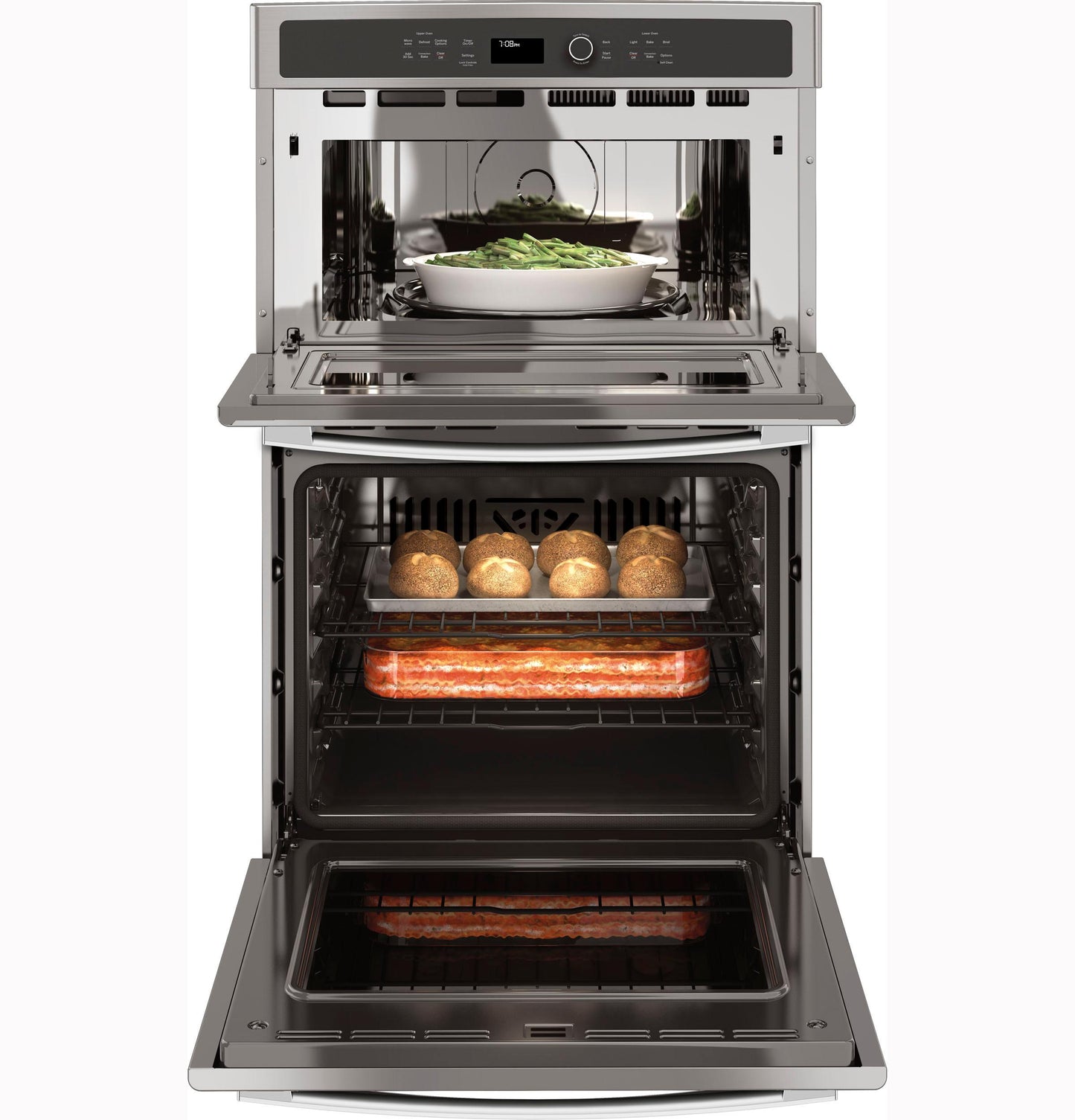 GE APPLIANCES PK7800SKSS GE Profile Series 27"" Built-in Combination Convection MICROWAVE/CON...