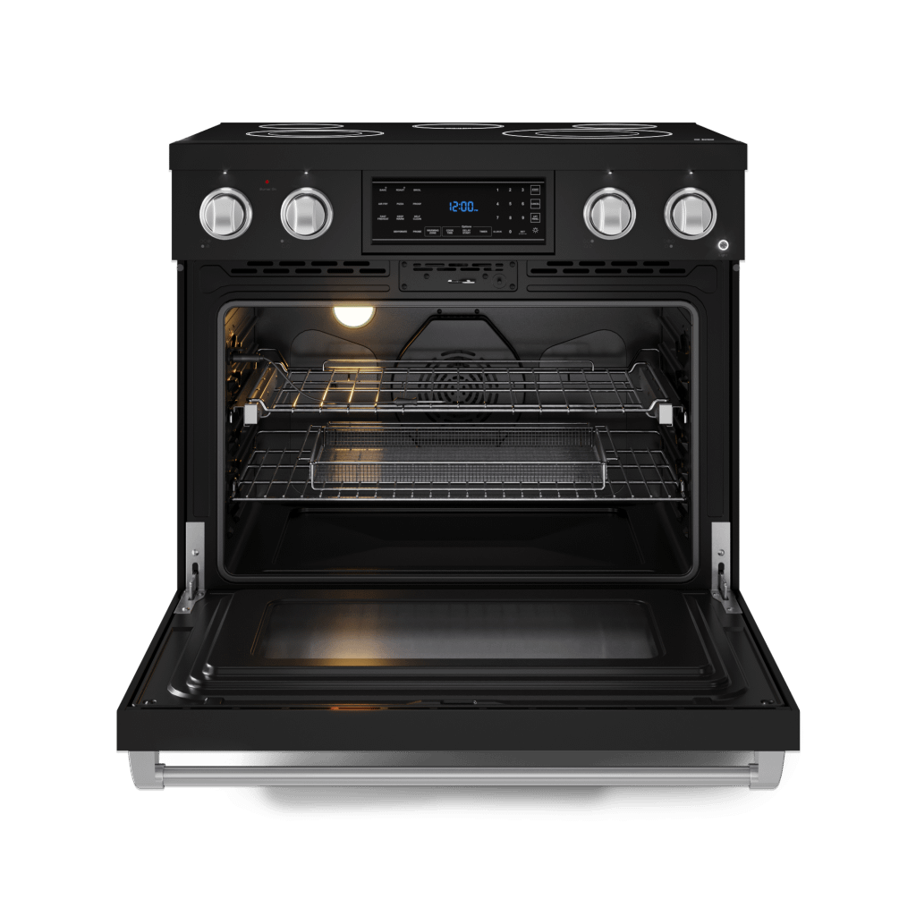 THOR KITCHEN RSE36BSS 36 Inch Professional Electric Range With Tilt Panel Touch Control I...