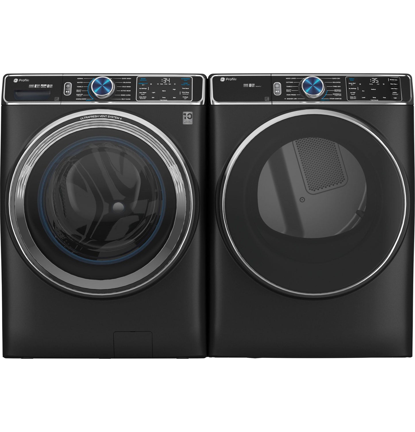 GE APPLIANCES PFD95ESPTDS GE Profile 7.8 Cu. Ft. Capacity Smart Front Load Electric DRYER...