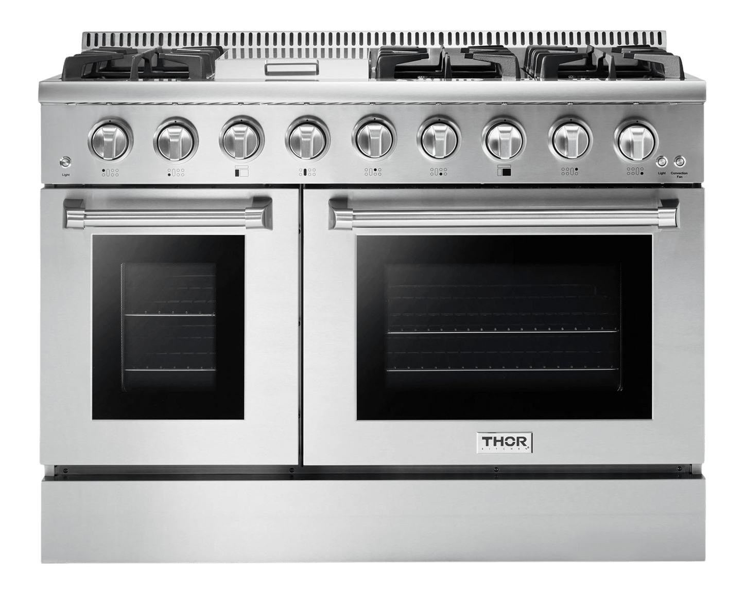 THOR KITCHEN HRG4808ULP Thor Kitchen 48 Inch 6 Burner Professional Gas Range - Liquid Propane